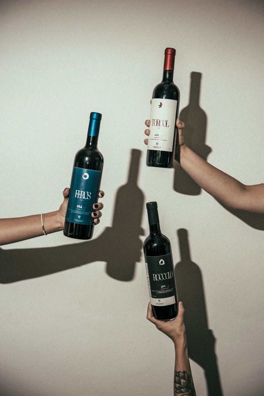 Fase di sviluppo del concept creativo per le etichette vino artigianale Le Margheride