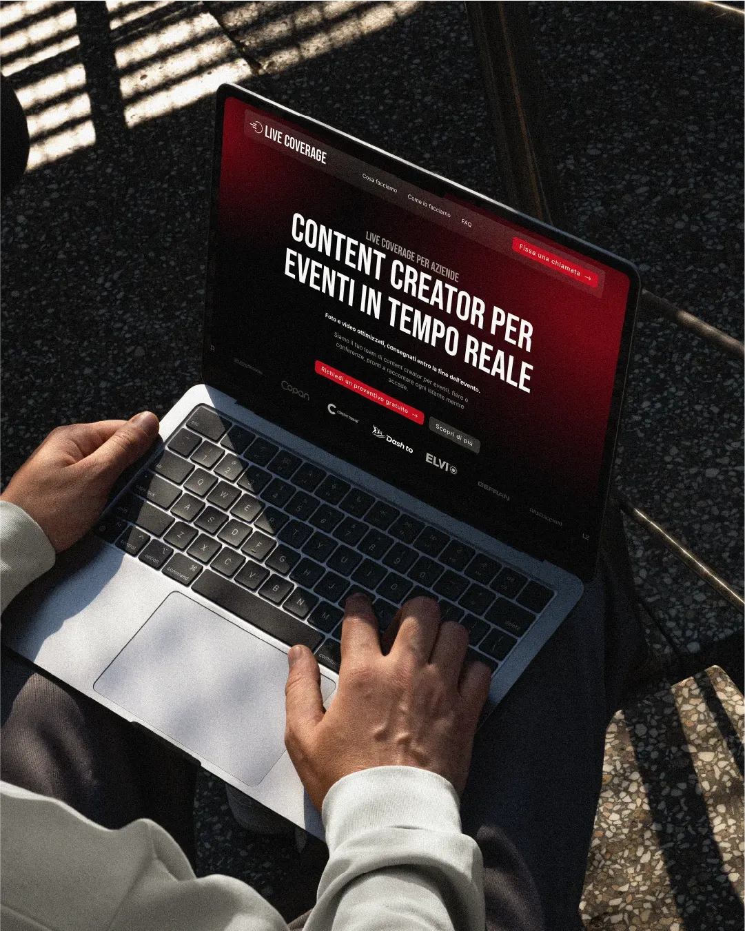 Landing page per eventi con contenuti live: acquisizione contatti e lead generation per aziende