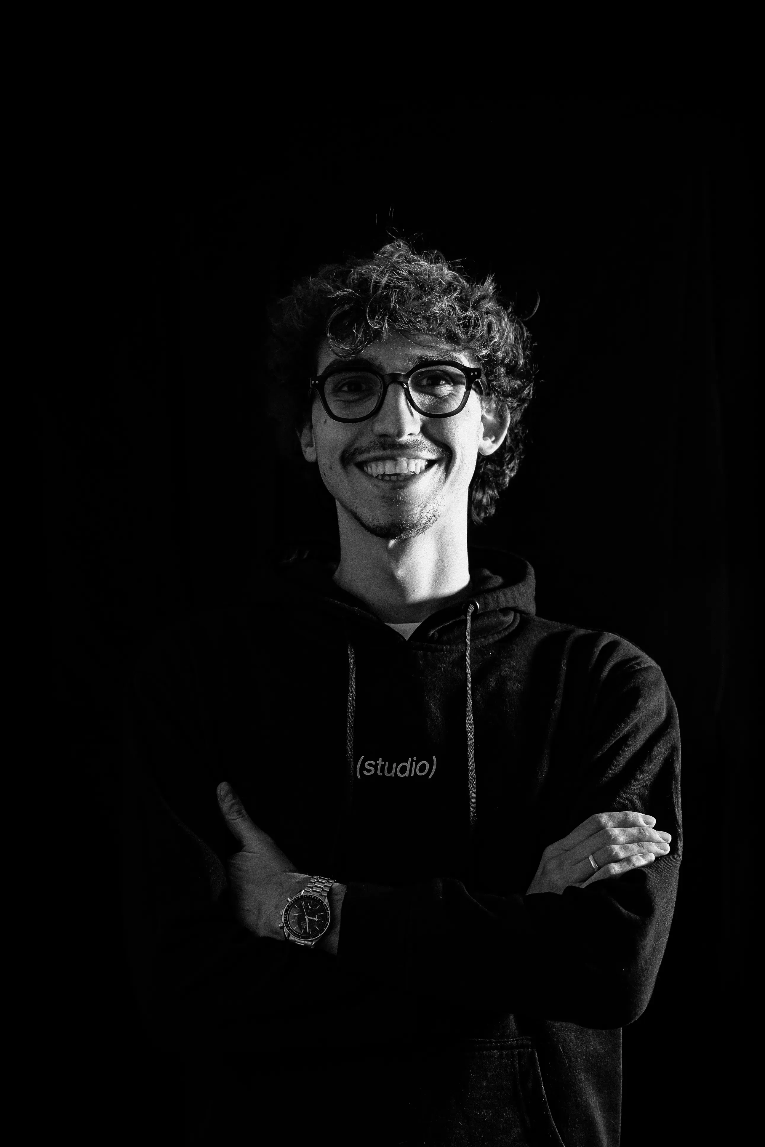 Nicolò Amedani, direttore creativo e fondatore di Amedani Studio Brescia